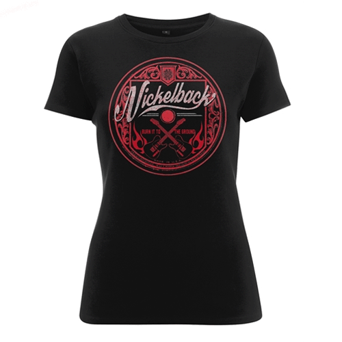 Nickelback Logo - Planet Rock | Pink Logo Circle (Girls) | Nickelback