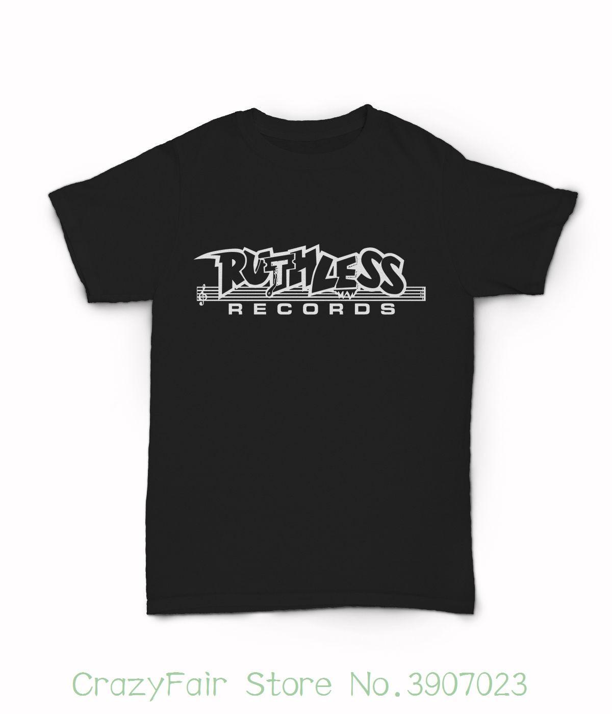 Old a & E Logo - Ruthless Records White Logo T Shirt Jerry Heller Eazy E Compton Old ...