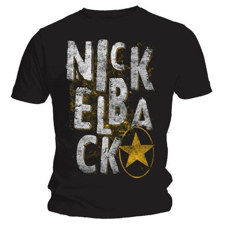 Nickelback Logo - Nickelback Logo Star T-Shirt - Rockzone