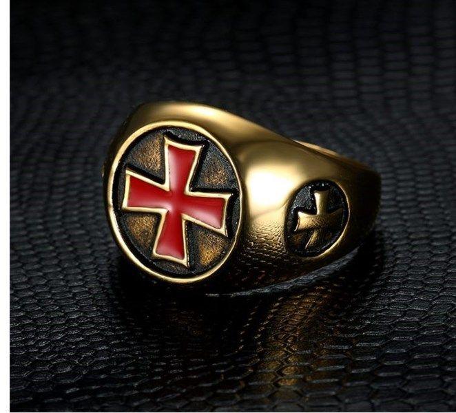 Red Cross Ring Logo - RED CROSS TEMPLAR RING