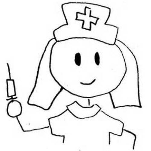 Nurse Black and White Logo - Nurse Black And White Clipart