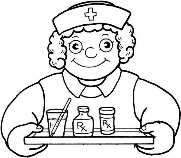 Nurse Black and White Logo - Free Nurse Clipart, Download Free Clip Art, Free Clip Art