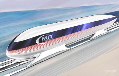 Elon Hyperloop Logo - The design that got MIT engineers the top spot at Elon Musk's ...