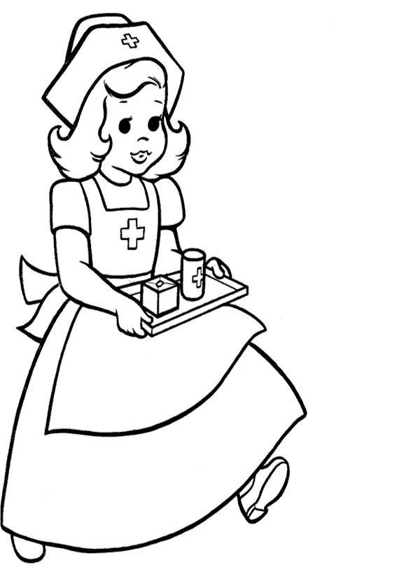 Nurse Black and White Logo - Free Pic Of A Nurse, Download Free Clip Art, Free Clip Art on ...