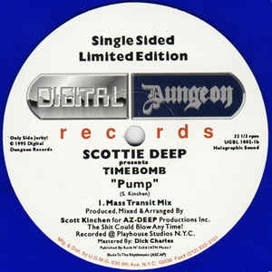 10 Deep Bomb Logo - Scotti Deep Presents Time Bomb - Pump (Vinyl, 10