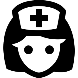 Nurse Black and White Logo - nurse black and white clipart 73083 - Black Nurse Icon Free User ...