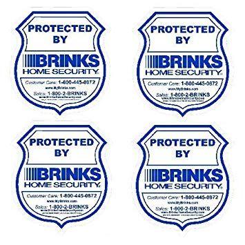 Brinks Shield Logo - Blue Shield Shaped Video Surveillance System Security
