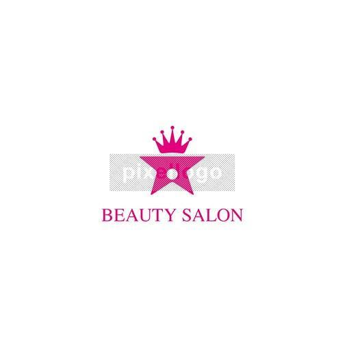 Pink Star Logo - Star Beauty Salon Logo – Pixellogo