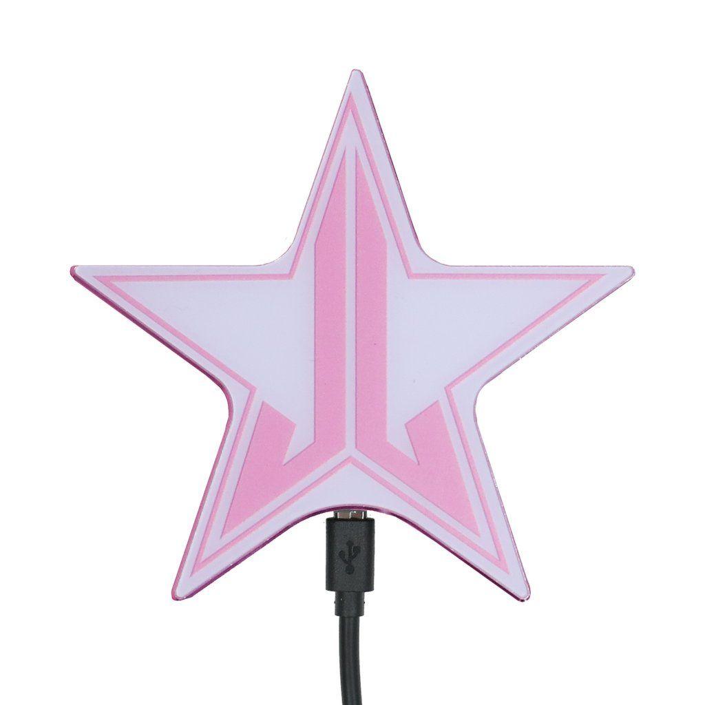 Pink Star Logo - Star White Wireless Charger – Jeffree Star Cosmetics