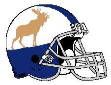 Moose Football Logo - Wally D. Fantasy Football & Insect Football Helmets