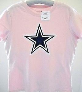 Pink Star Logo - DALLAS COWBOYS LADIES MEDIUM ( M ) SHORT-SLEEVE PINK TEE-SHIRT WITH ...