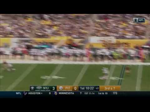 10 Deep Bomb Logo - Roethlisberger's Deep Bomb to Sammie Coates 10/9/16 - YouTube