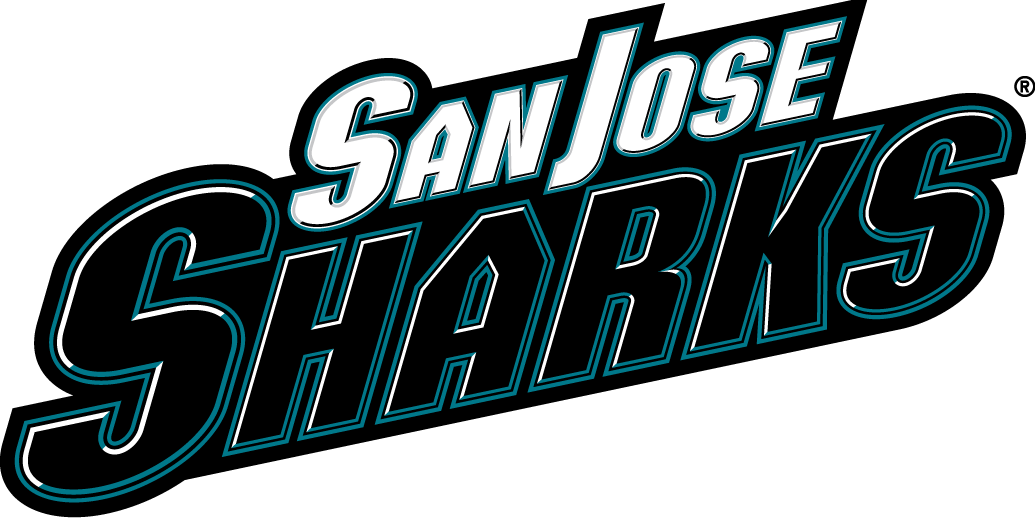 San Jose Sharks Logo - San Jose Sharks Wordmark Logo - National Hockey League (NHL) - Chris ...