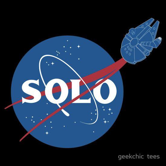 Star Wars NASA Logo - STAR WARS - Han Solo/NASA Logo Tee — GeekTyrant