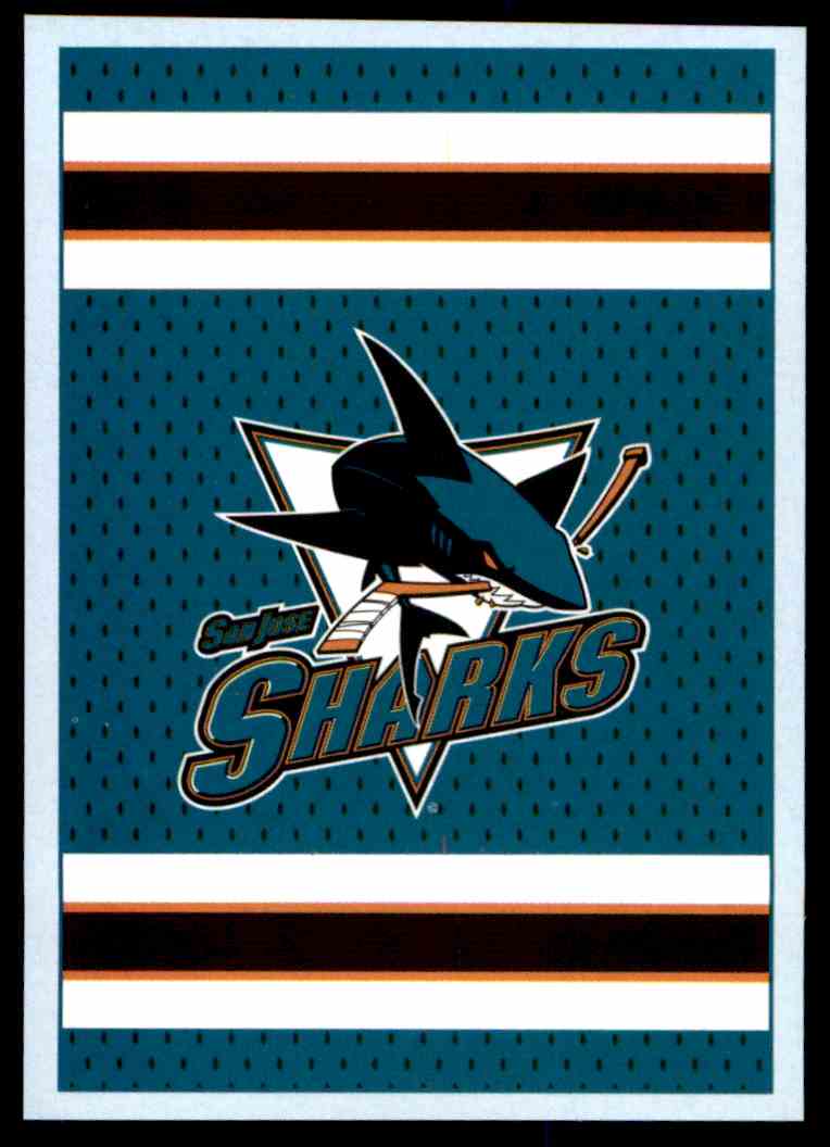 San Jose Sharks Logo - 2009-10 Panini San Jose Sharks Logo #281 on Kronozio