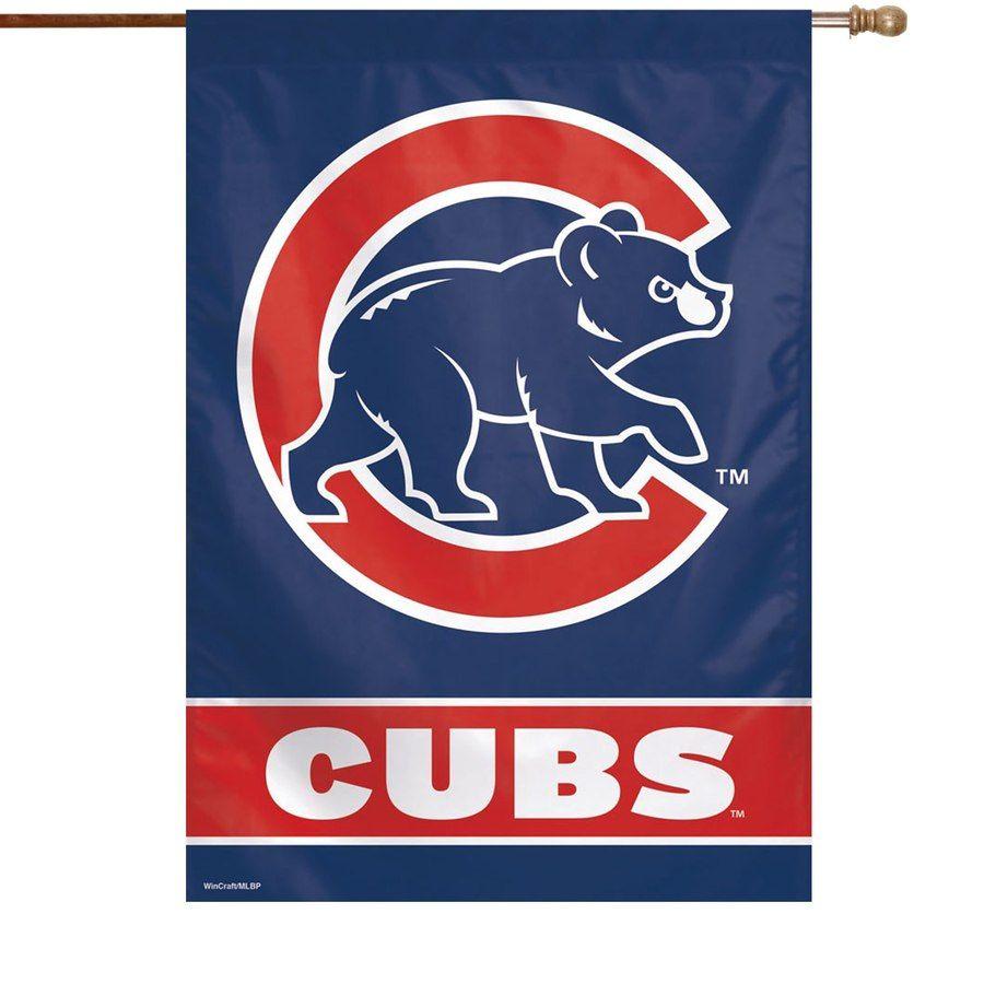 Chicago Red C Logo - WinCraft Chicago Cubs 28 X 40 C Bear Logo Single Sided Vertical Banner