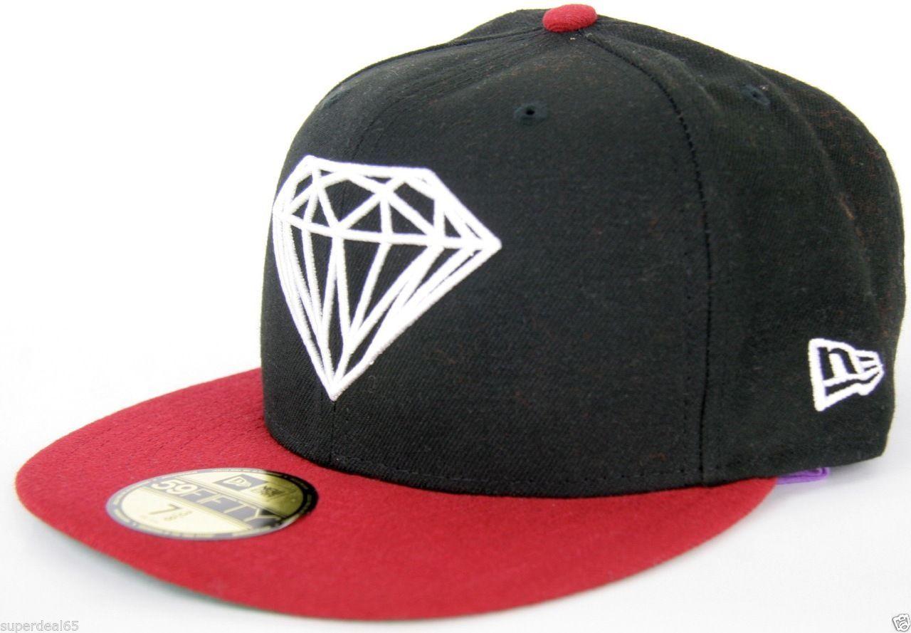 Red and Black Diamond Co Logo - Diamond Era Supply Co. Cap Brilliant Fitted Hat New Era Diamond