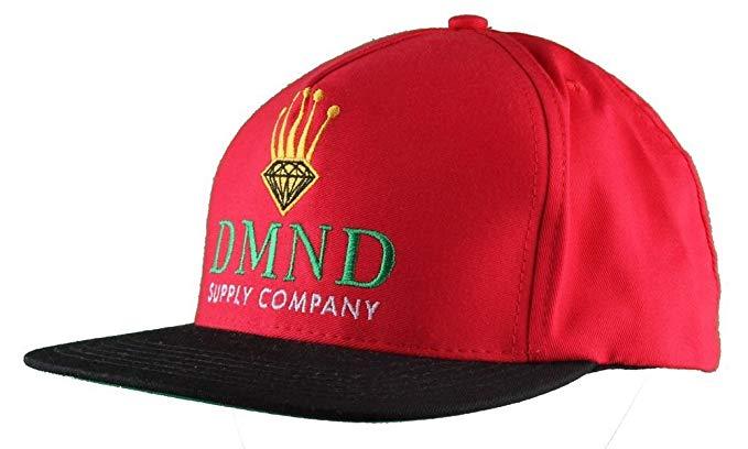 Red and Black Diamond Co Logo - Diamond Supply Co. Diamond Crown Red and Black Hat: Amazon.ca