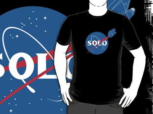 Star Wars NASA Logo - STAR WARS - Han Solo/NASA Logo Tee — GeekTyrant