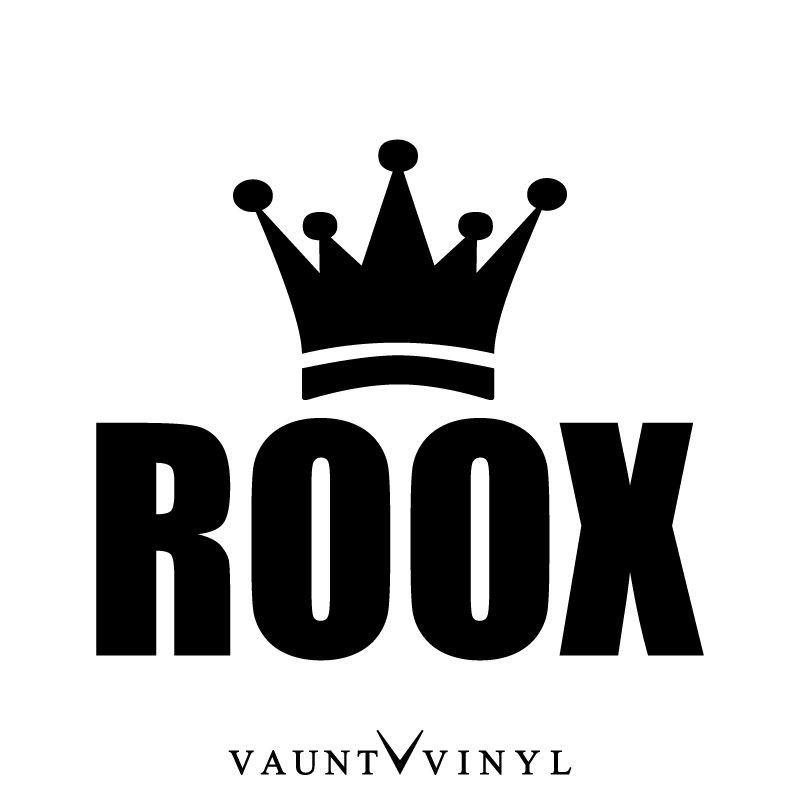 Ro Ox Logo - VAUNT VINYL sticker store: Crown Roox cutting sticker / king King