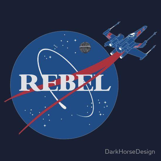 Star Wars NASA Logo - NASA Rebels Logo by DarkHorseDesign | Cillians B-Day