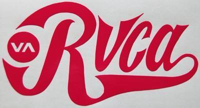 Red RVCA Logo - RVCA Fancy Sticker | Sticker Blimp Decals