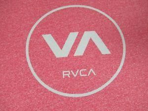 Red RVCA Logo - RVCA WITH CLASSIC LOGO HEATHER RED T SHIRT
