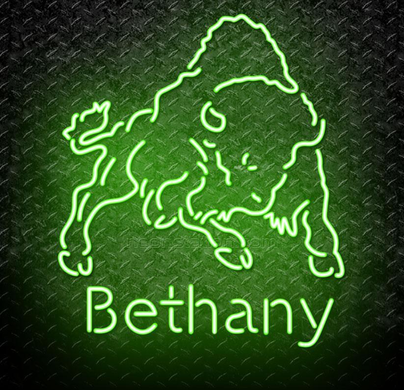 Bethany Bison Logo - Coors Light City Logo Neon Sign // Neonstation