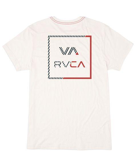 Red RVCA Logo - Segment T Shirt