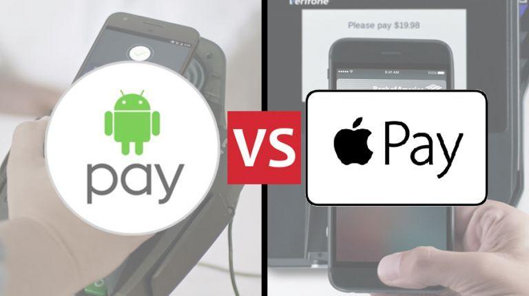 Apple or Android Pay Logo - Android Pay vs Apple Pay: who's winning the mobile payment battle? | T3