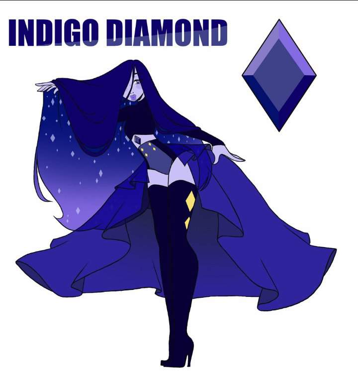 Indigo Diamond Logo - The illustrious Indigo Diamond | Steven Universe Amino