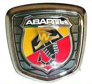 Fiat 500 Abarth Logo - Fiat 500 Abarth Rear Emblem Badge Logo Genuine | eBay