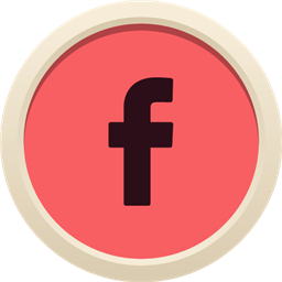 Red Circle Facebook Logo - Facebook Icon | Flatin Social Iconset | uiconstock