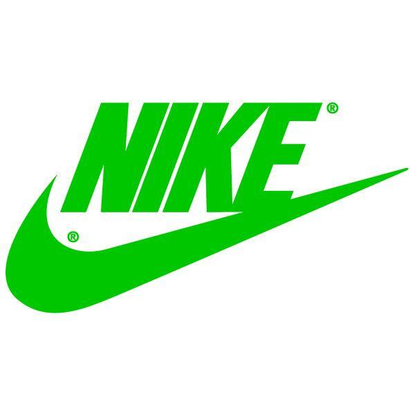 Green Nike Logo - Green Nike Logo | Nike Swoosh Logos ❤ liked on Polyvore | My Future ...