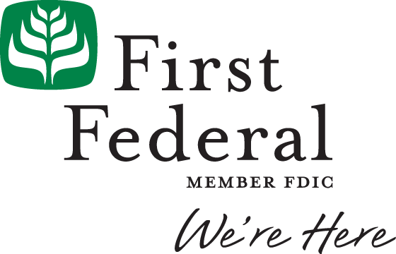 First Federal Logo - First Federal. Banks & Credit Unions. Mortgage Banking