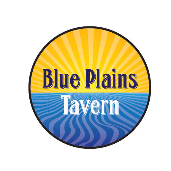 Blue and Yellow Restaurant Logo - Restaurant Logo Design for Blue Plains Tavern by Square82. Design