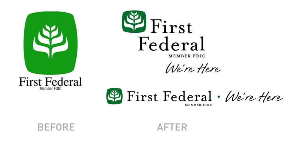 First Federal Logo - If you live in McMinnville I bet you know the First Federal logo ...