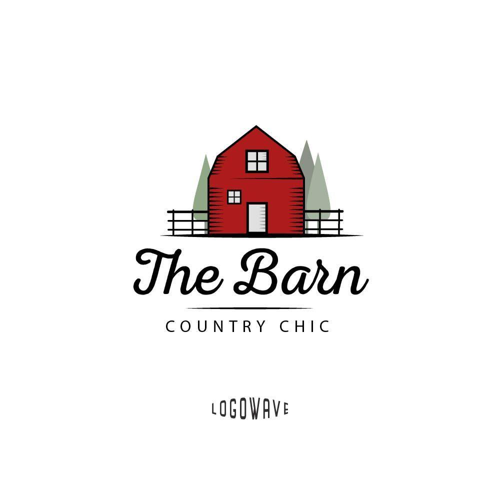 Farmhouse Logo - Barn Logo. Country Company Logo. County Logo. Homestead Logo