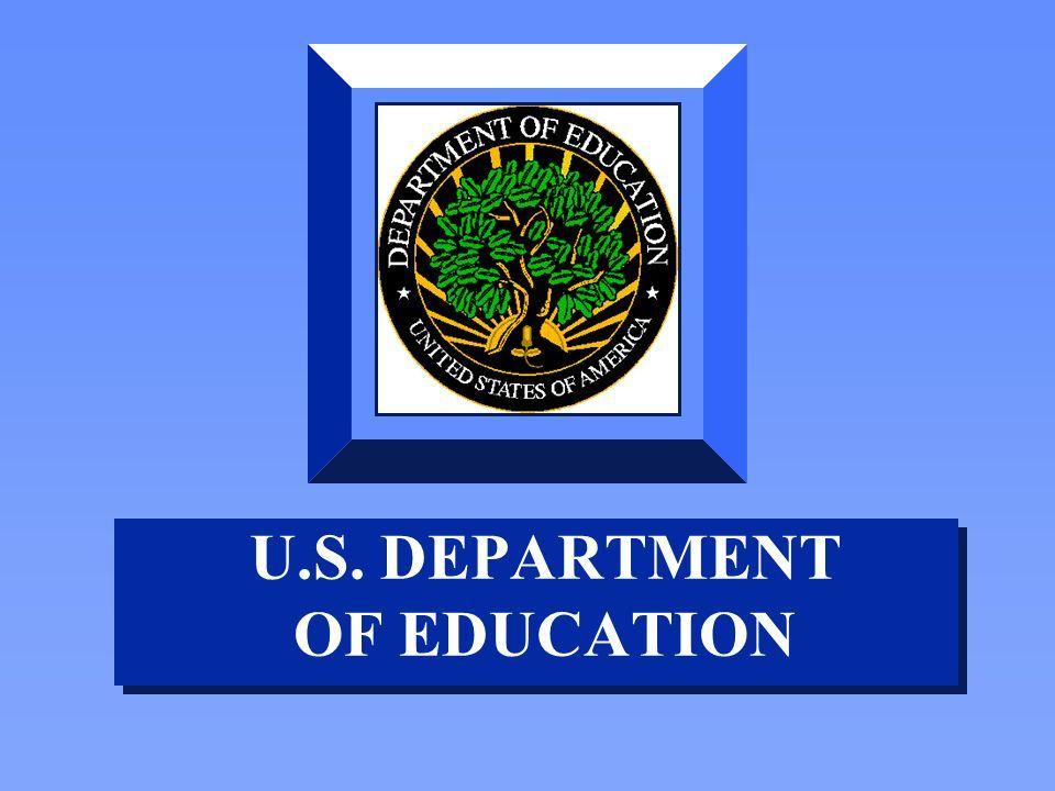 Title One Education Logo - U.S. DEPARTMENT OF EDUCATION. Title I - Part A In a nutshell….a ...