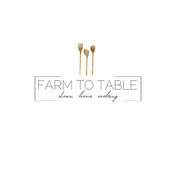Farmhouse Logo - PREMADE farmhouse logo cooking logo baking logo rustic