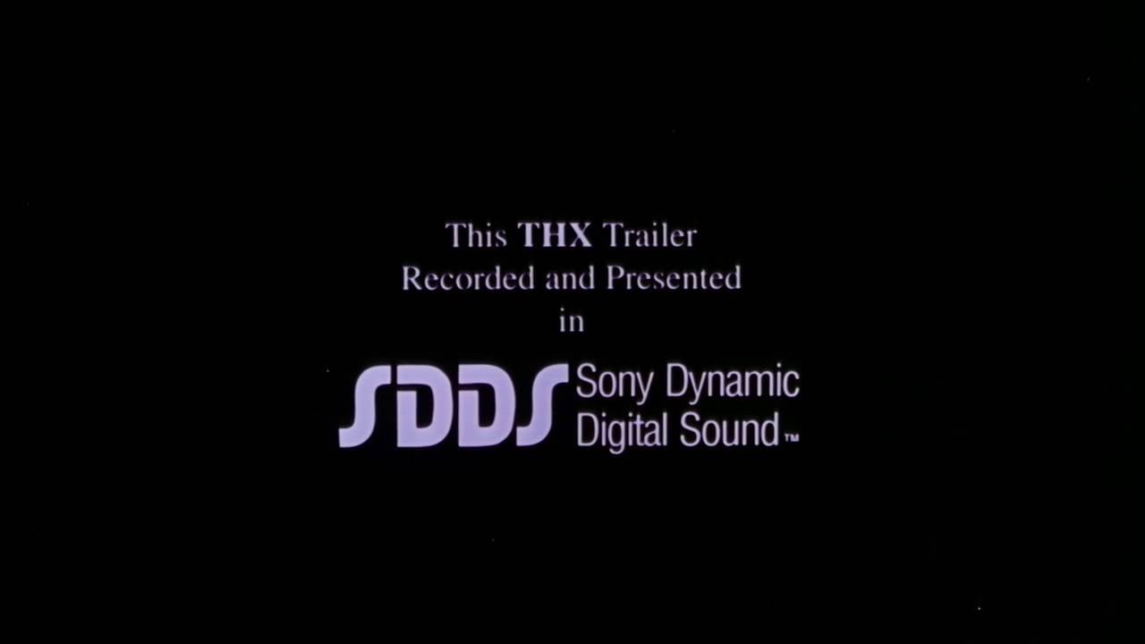 Sdds Logo - This THX Trailer Recored and Presented in SDDS Sony Dynamic Digital ...