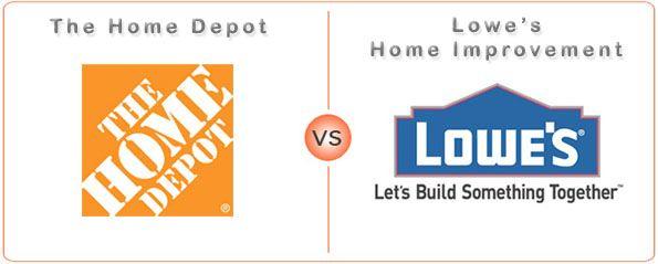 Funny Lowe's Logo - Home Depot vs Lowe's