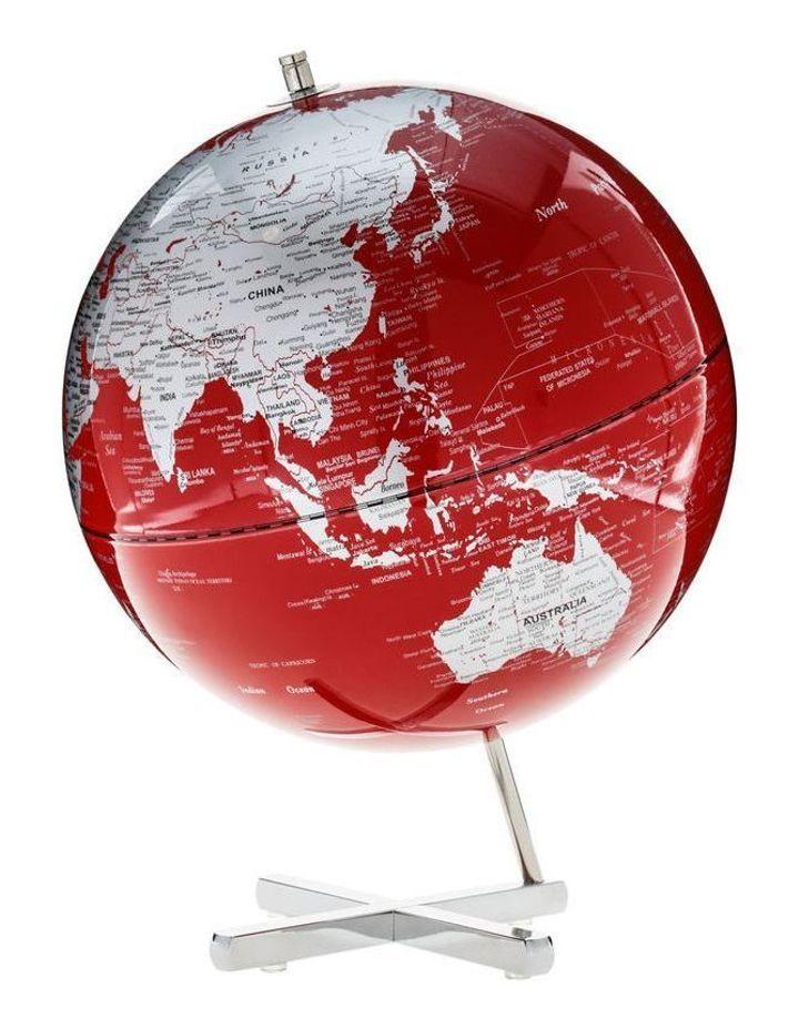 Red World Globe Logo - Vue | Contemporary World Globe X Base 30cm Red | MYER
