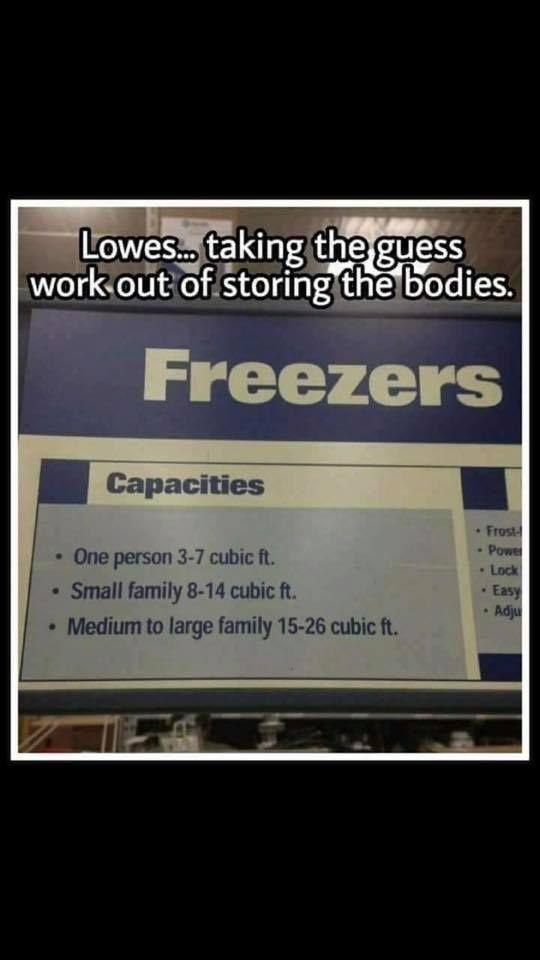 Funny Lowe's Logo - Freezers at Lowes | Love to Laugh | Funny, Humor, Funny memes