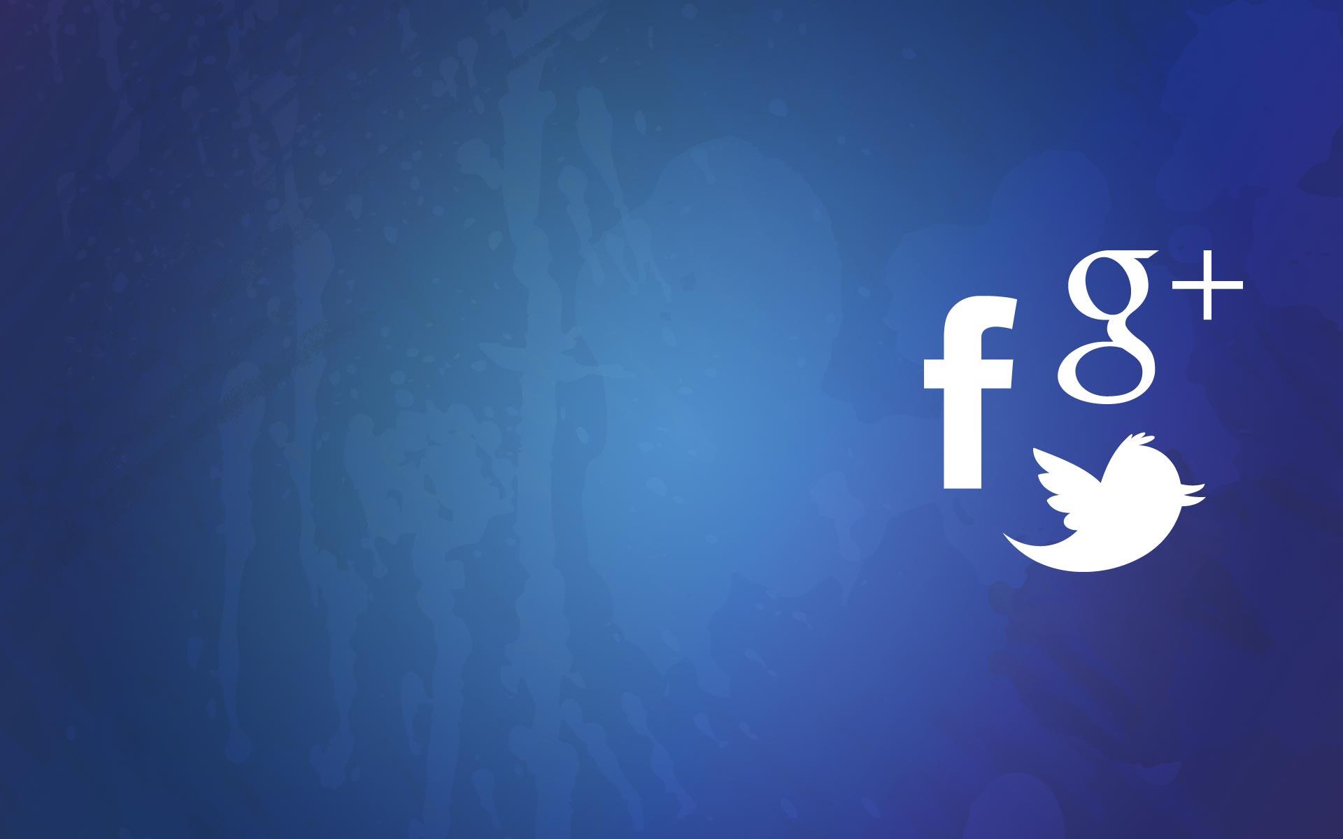 Blue Social Media Logo - Social Media Colours