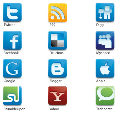 Social Site Logo - Our Complete Social Media Icon Roundup - WPHUB
