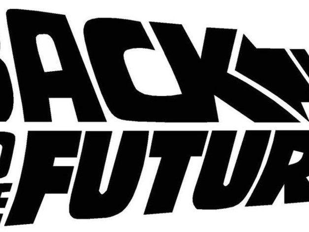 Back to the Future Logo - Back to the future logo by albertom - Thingiverse