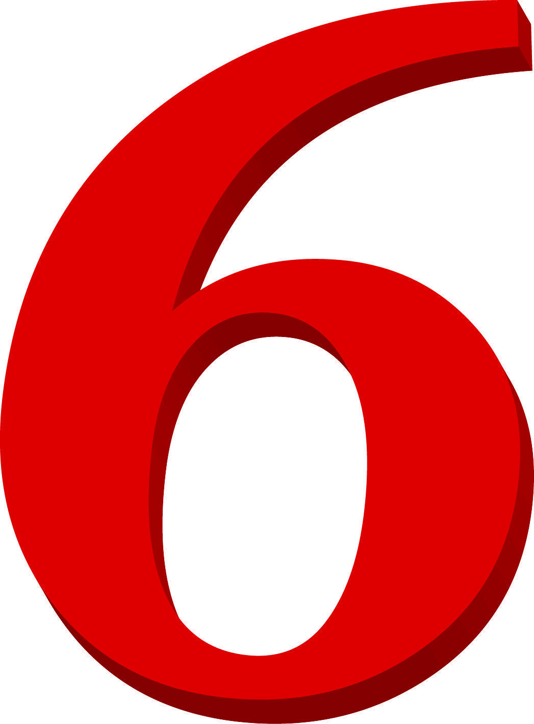 6 Red Circle Logo - Free 8188 6 red