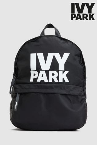 Australian Backpack Logo - Buy Ivy Park Black Logo Backpack from Next Australia