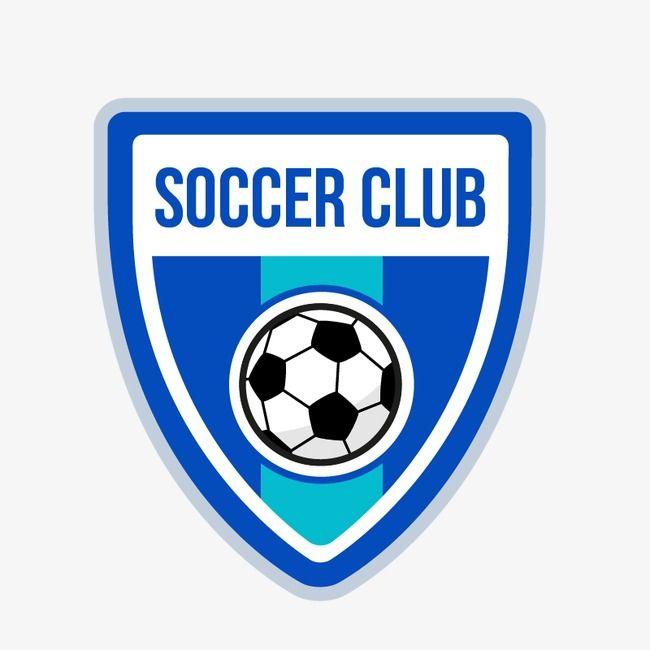 Blue Soccer Logo - Blue Football Club Label, Soccer Tag, Soccer Club, Club Logo PNG